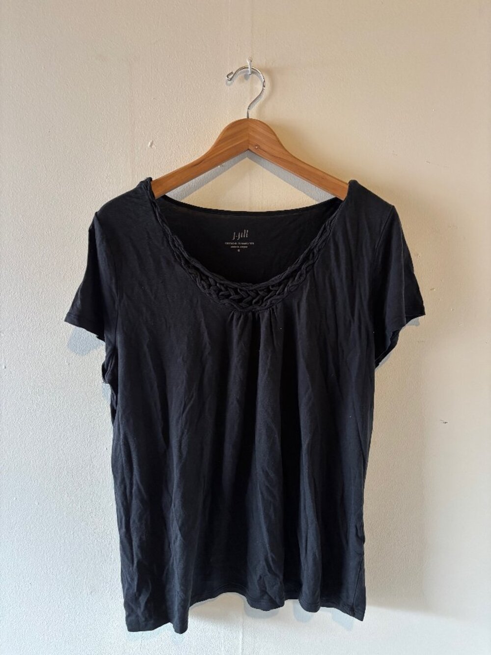 J.Jill "Mustache-Trimmed Tee